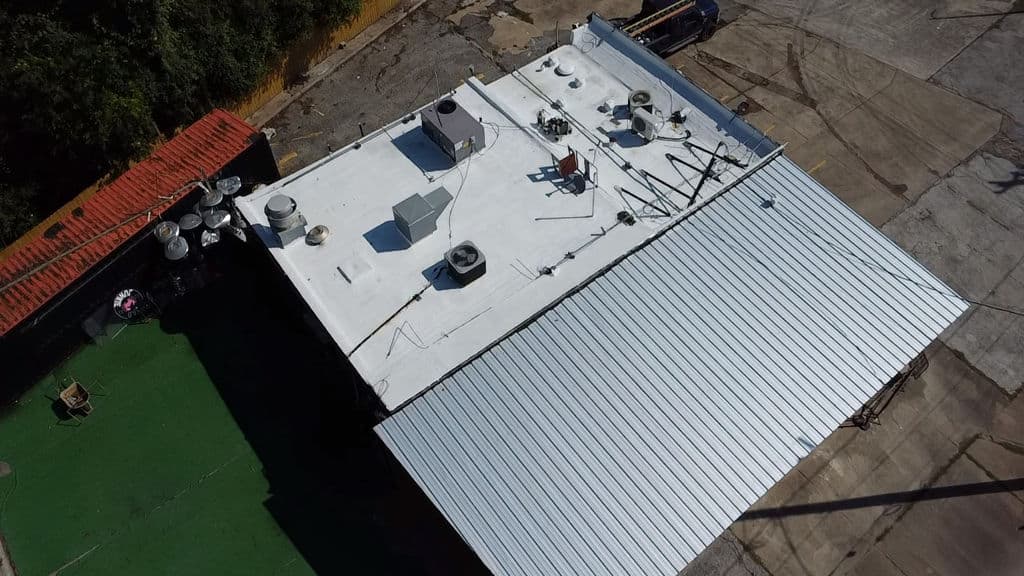 Silicone Roof System for Seafood Restaurant