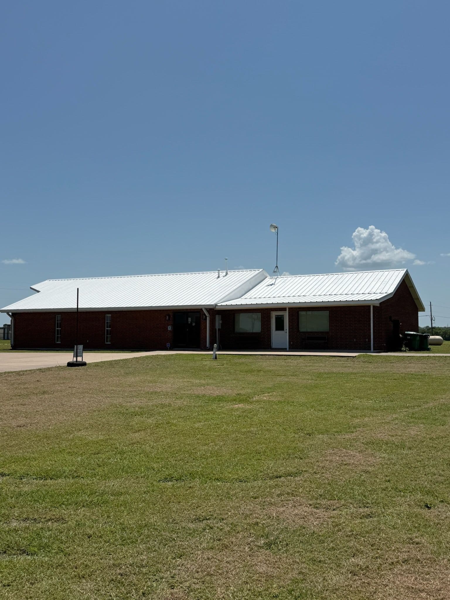 Project Stunning Metal Roof on Brick Church image